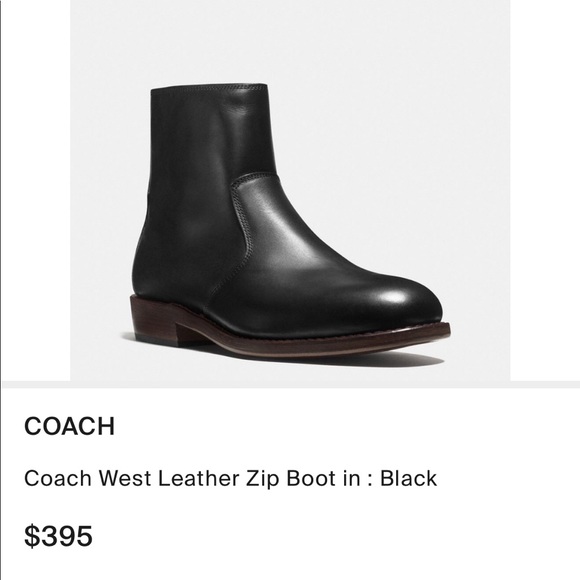 Coach Other - Men’s Coach Black leather Boots
